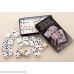 Juvale Double Six Dominoes Classic 28-Piece Game Set Color Dot Tiles in Tin Collector Storage Case B07GR3RRWF